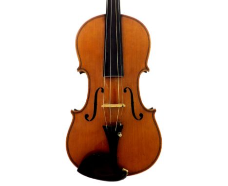 German violin labelled Louis Lowendall, fecit Berlin. Anno 1894, also signed on the label and stamped Berlin below the button