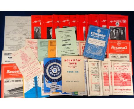 Football programmes etc, a collection of 70+ items mostly 1950/80's, mainly programmes inc. various Non-League issues from va