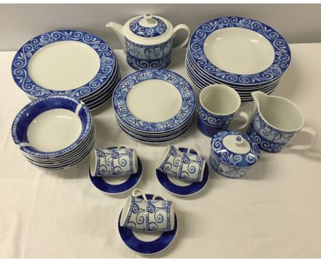 A Royal Worcester 'Oceana' tea, coffee & dinner service.  