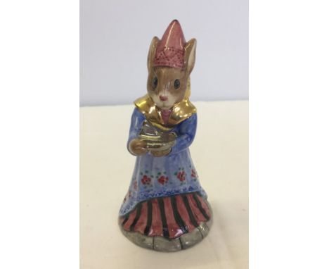 Royal Doulton Bunnykins 'Sundial' 'Not produced for sale' figure in rare alternative colourway. Base bears Royal Doulton back