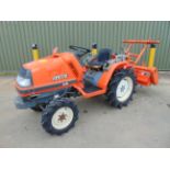 Kubota Aste A-155 4WD Compact Tractor c/w Rotovator ONLY 1,462 HOURS!