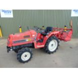 Mitsubishi MT16 4WD Compact Tractor c/w Rotovator ONLY 922 HOURS!
