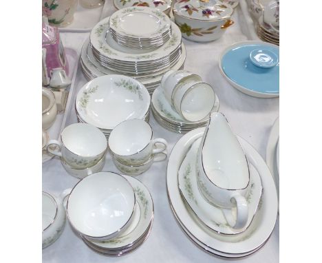A Wedgwood "Westbury" 6 setting dinner and tea service, 48 pieces approx