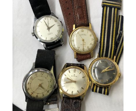 BOXED VINTAGE SUMMIT WRIST WATCH,BOXED INGERSOLL WRIST WATCH AND ONE OTHER,WESTCLOX AND ONE OTHER WRIST WATCH 