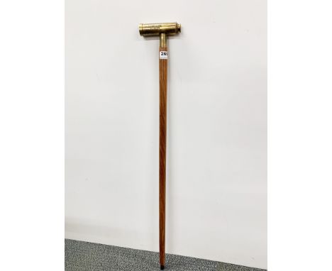A telescope handle walking stick, L. 93cm.