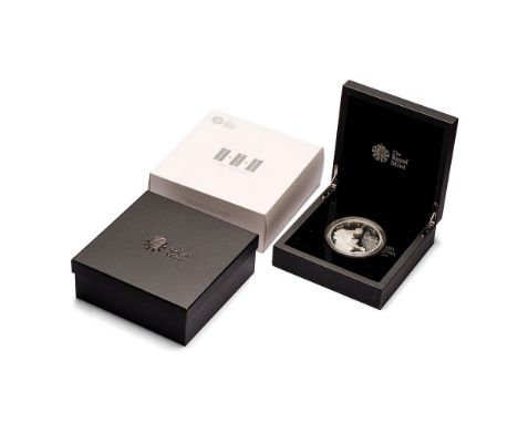 The Royal Mint boxed five ounce silver proof coin 2018 'The 100th Anniversary of the First World War', No. 519, with CoA.  