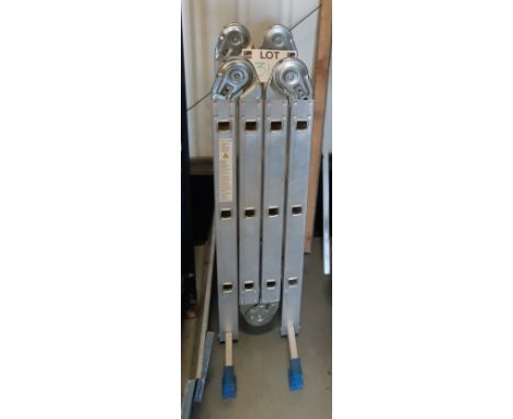 Folding ladder - please note this lot is to be collected from: Hyrax Solar Power Company Ltd, Unit 5 Westside Business Park, 