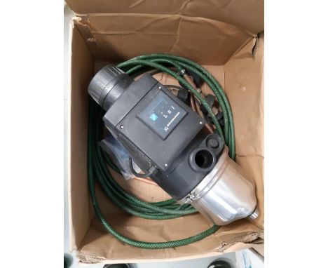 Grundfos 1.3 MQ pump with manual - please note this lot is to be collected from: Hyrax Solar Power Company Ltd, Unit 5 Westsi