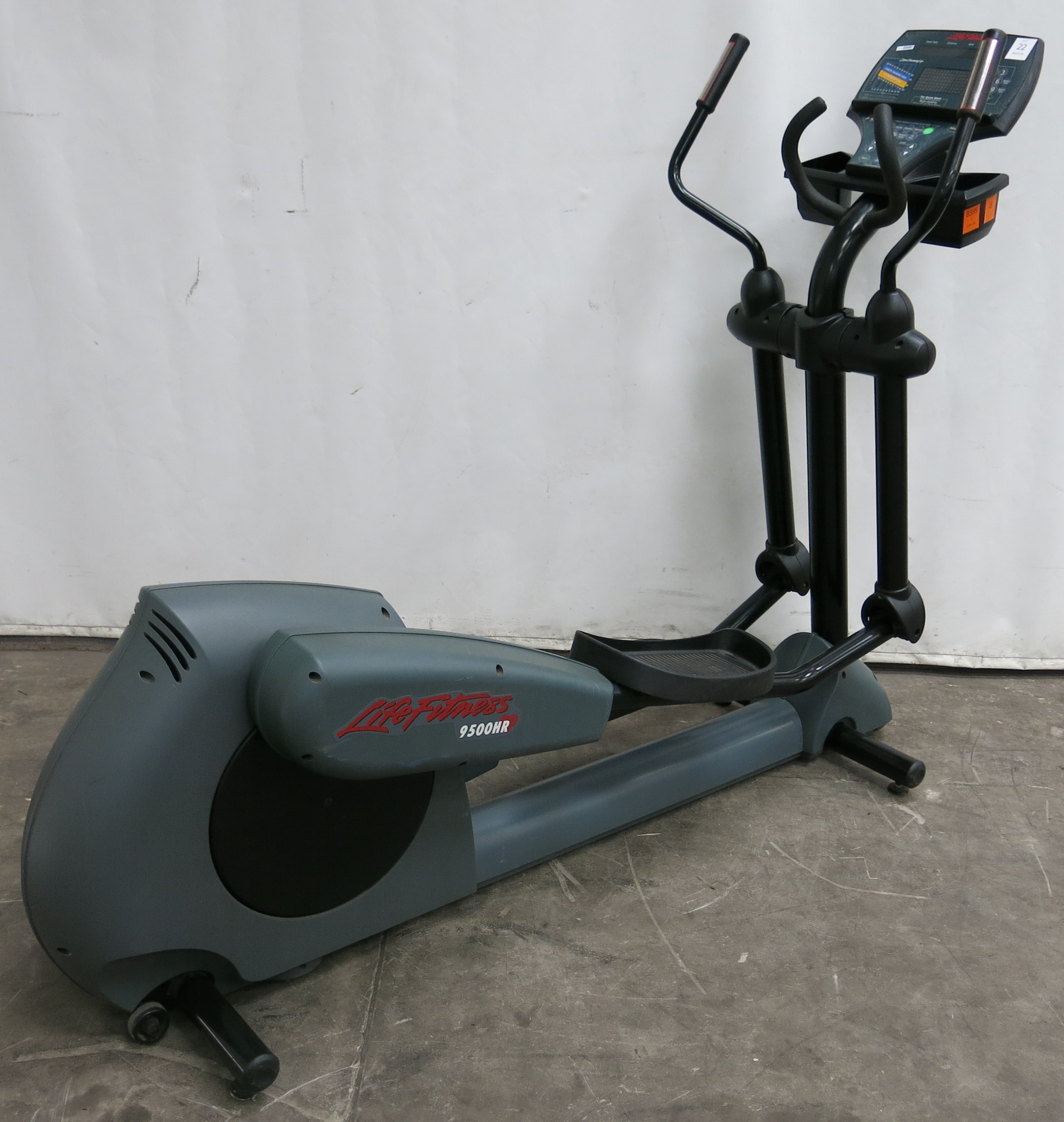 * Life Fitness 9500HR Cross Trainer. Please note there is a £5 plus VAT