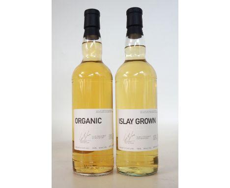 BRUICHLADDICH ORGANIC & ISLAY GROWN FUTURES 
Bruichladdich Islay Grown Futures Single Malt Scotch Whisky.  70cl.  46% abv.  D