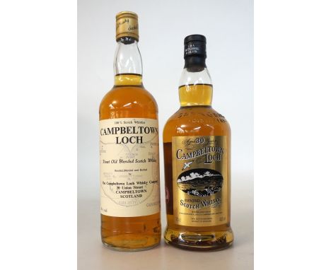 2 CAMPBELTOWN LOCH BLENDS
A pair of Blended Scotch Whiskies from Campbeltown.  CAMPBELTOWN LOCH Finest Old Blended Scotch Whi