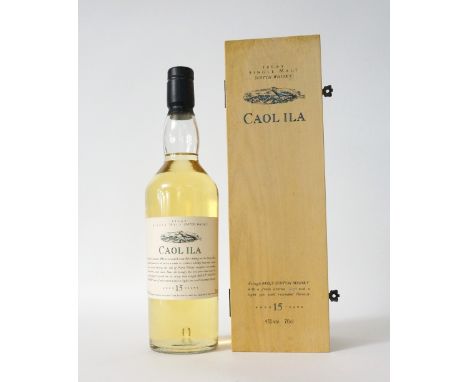 CAOL ILA 15YO - FLORA & FAUNA
Caol Ila's entry into the Flora & Fauna is this 15 year old single malt scotch whisky.  70cl.  
