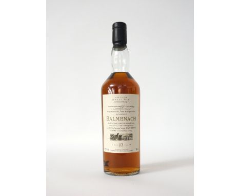 BALMENACH 12YO FLORA & FAUNA
An increasingly rare bottle of the Balmenach 12 year old single malt scotch whisky from the Flor