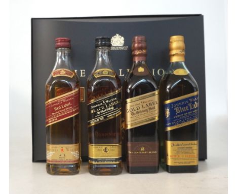 JOHNNIE WALKER - THE COLLECTION
4 bottles.  Johnnie Walker - The Collection Blended Scotch Whiskies.  20cl each.  All 40% abv