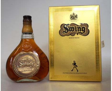 JOHNNIE WALKER SWING
An older bottling of Johnnie Walker's famous Swing Blended Scotch Whisky.  75cl.  40% abv.  In original 