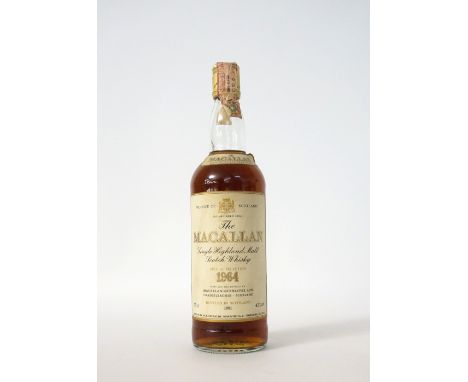 MACALLAN SPECIAL SELECTION 1964
A bottle of the Macallan Special Selection 1964 single malt scotch whisky.  75cl.  43% abv.  