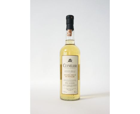 CLYNELISH DISTILLERY EXCLUSIVE
A bottle of Clynelish single malt scotch whisky available exclusively at the distillery.  70cl