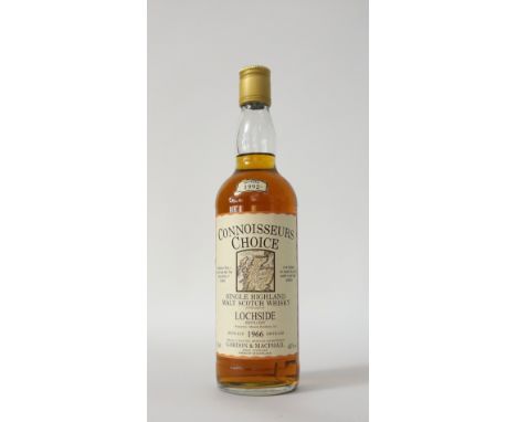 LOCHSIDE 1966 - CONNOISSEURS CHOICE
A rare bottling of Lochside single malt scotch whisky by Gordon & MacPhail as part of the
