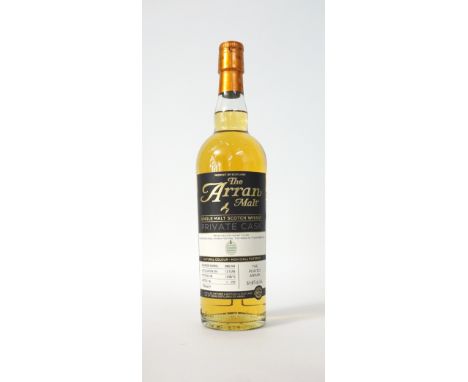 ARRAN MALT - PRIVATE CASK
Specially bottled for The International Whisky Festival - The Hague 2013.  70cl.  51.6% abv.  A pea