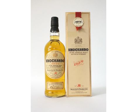 KNOCKANDO 1972 SEASON
A really nice example of the Knockando 1972 Season single malt scotch whisky.  75cl.  40% abv.  Bottled