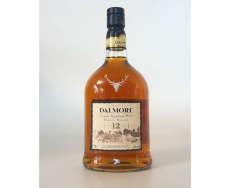DALMORE 12 YEAR OLD
A nice bottle of Dalmore from post-2000.  Dalmore 12 year old single malt scotch whisky.  75cl.  43% abv.
