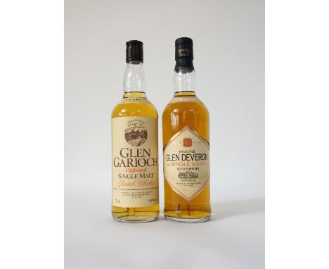 GLEN GARIOCH 8YO & GLEN DEVERON 12YO 1978
Two bottles from lesser known distilleries.  GLEN GARIOCH 8 YEAR OLD Single malt sc