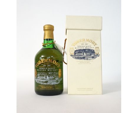 TOBERMORY 200TH ANNIVERSARY
A rare bottling of Tobermory single malt scotch whisky produced to celebrate the 200th Anniversar