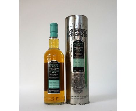 LITTLEMILL 1991 
A limited edition bottling of Littlemill single malt scotch whisky from Murray McDavid.  Bottled in 2007 at 