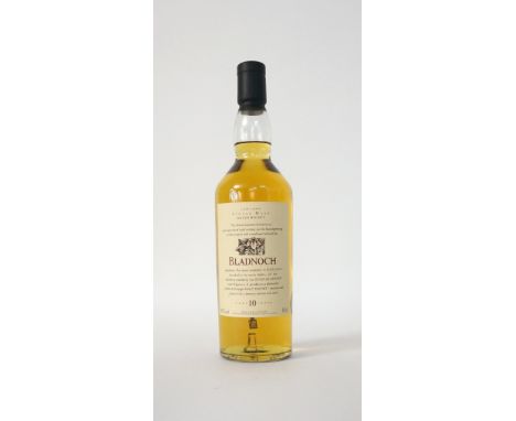 BLADNOCH FLORA & FAUNA
A good example of the Bladnoch 10 year old Flora & Fauna single malt scotch whisky.  70cl.  43% abv.  