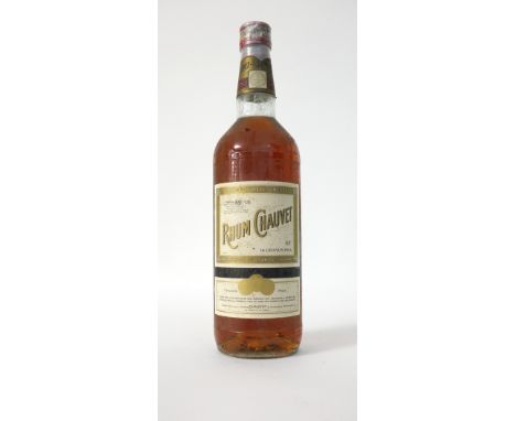 RHUM CHAUVET CIRCA 1940'S/50'S
A bottle of Rhum Chauvet from Martinique - Rhum Agricole.  Circa 1940's/ 1950's.  1 Litre.  44