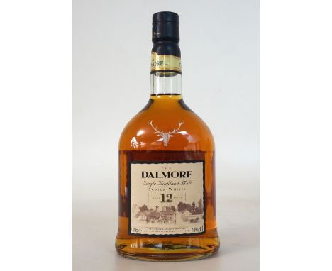 DALMORE 12 YEAR OLD
A Dalmore bottling from the early 2000's bottled at 12 years old.  70cl.  40% abv.  In original carton (b