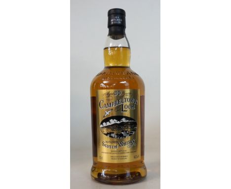 CAMPBELTOWN LOCH 30 YEAR OLD
A bottle of Springbanks Premium Blended Scotch Whisky.  70cl.  40% abv.  In original presentatio