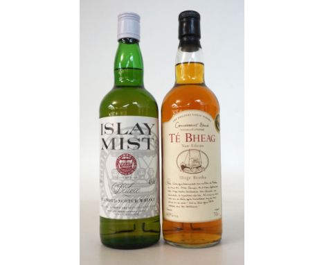 ISLAND BLENDS
Two bottles of Blended Scotch Whisky from the Island region.  ISLAY MIST.  70cl.  40% abv.  Packaged with image
