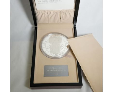 UNITED KINGDOM. Elizabeth II, 1952-2022. Silver 500 pounds, 2021. The Royal Mint. Proof.  Fifth crowned portrait of Elizabeth