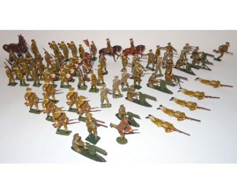Johillco and other First World War troops in peak caps by Fry, Taylor and Barrett, BMC etc. (G-P, many converted, repaired an