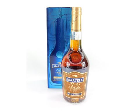 A bottle of Martell Cognac, VS 70cl, boxed.