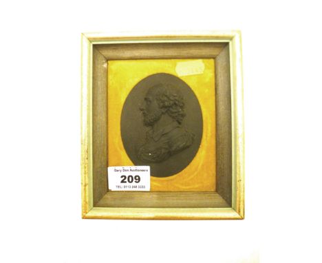 REPRODUCTION PORTRAIT MEDALLION 3.5" X 2.75"
