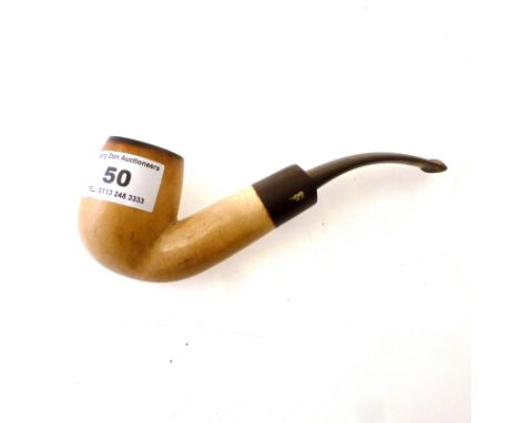 COUNTRYMAN GENUINE BLOCK MEERSCHAUM PIPE APPROX L: 6"