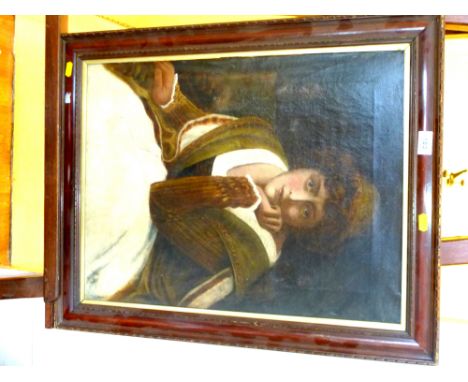 SIGNED PORTRAIT OF A WOMAN 21.75" X 16.5"