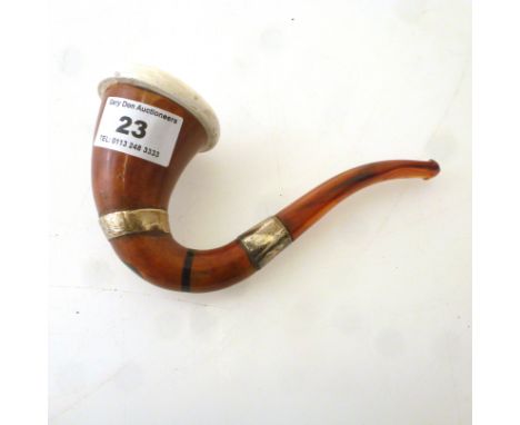 CALABASH PIPE WITH WHV HALLMARK APPROX L: 6"