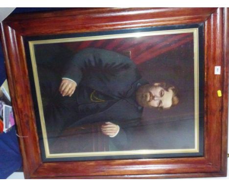 PORTRAIT PAINTING OF A MAN 24.5" X 19"