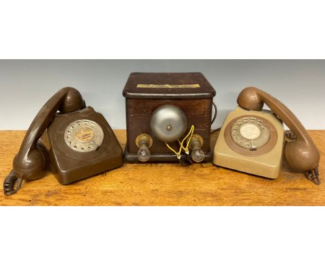 Coal Mining Interest - Tower Colliery South Wales, a rotary dial telephone and scratch built Engineer's Office Illuminated Di