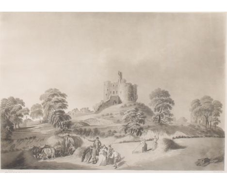 F Jukes, by, R Paddy, after, Le Chateau de Dudley, 49.5cm x 63cm 