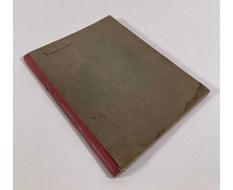 A schoolbook, owned and used by Paul McCartney c 1959 whilst an upper sixth form pupil at Liverpool Institute school. Book is