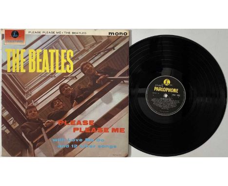 THE BEATLES - PLEASE PLEASE ME LP (UK MONO THIRD '33 1/3' PRESSING - PMC 1202). Always fiendishly hard to find 3rd UK mono pr