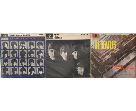 THE BEATLES - UK STUDIO LPS (60s ORIGINAL/UK PRESSINGS). Well presented selection of 3 x original/early UK studio LPs. All bl