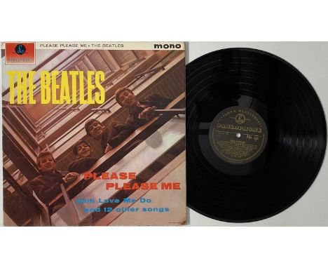 THE BEATLES - PLEASE PLEASE ME LP (ORIGINAL UK MONO 'BLACK AND GOLD' PRESSING - PMC 1202). Lovely to see very well presented 