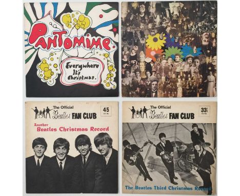 THE BEATLES - CHRISTMAS 7" FLEXIS (1964/1967). Cool set of 4 x original Beatles Christmas 7" flexis. Titles are Another Beatl