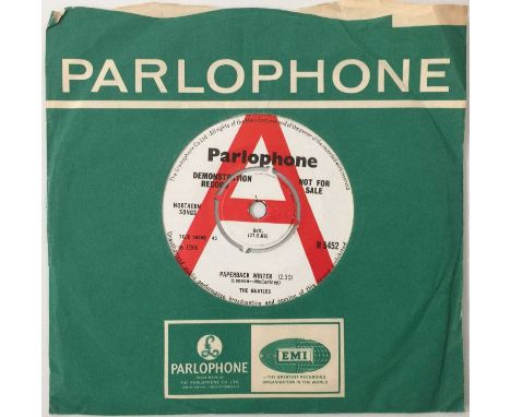 THE BEATLES - PAPERBACK WRITER 7" - ORIGINAL UK DEMO (R 5452). Fantastic to see original UK 7" demo of Paperback Writer c/w R