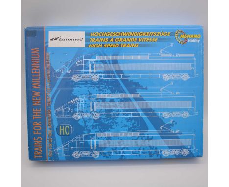 Mehano Hobby HO gauge model railways set, ref T684 RENFE 'Euromed', 4-car set, boxed.